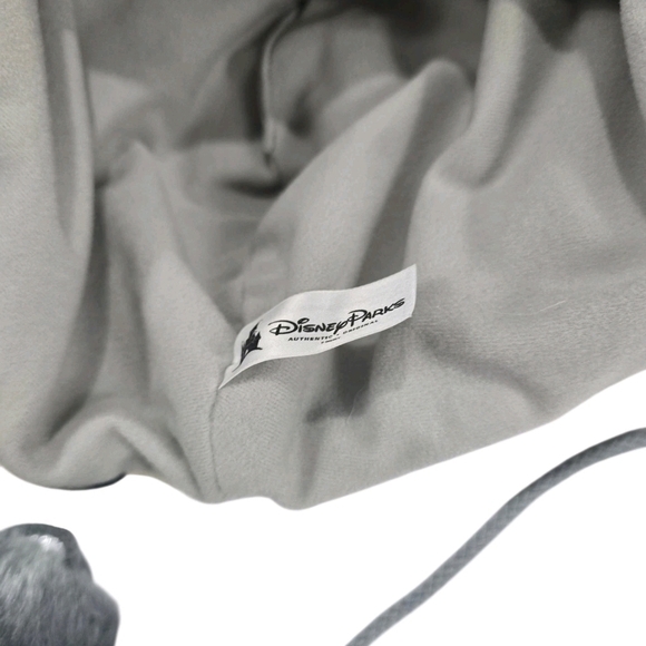 Minnie Mouse Fan Cap Silver Leopard  Pattern Ribbon Disney Parks One Size - Picture 5 of 10